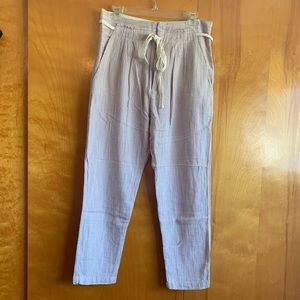 NWOT Free People Paper Bag High Waisted Ankle Pants